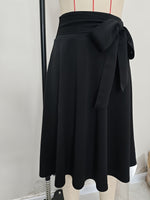 Load image into Gallery viewer, A Line Pleated Skirt Women Stretch Knit High Waist N5A699