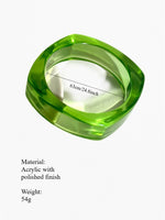 Load image into Gallery viewer, Colorful Holographic Bead Resin Bangle Dopamine N6A225