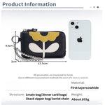 Load image into Gallery viewer, Women's Top-Grain Leather Floral Coin Purse N6J233