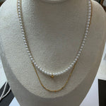 Load image into Gallery viewer, Double Layer Pearl Choker Necklace Women Fresh Elegant N6H159
