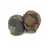 Load image into Gallery viewer, Six Panel Adjustable Newsboy Cap M5A267