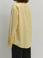 Load image into Gallery viewer, Yellow Cotton Shirt Women N5A531