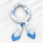 Load image into Gallery viewer, Women's Faux Silk Pearl Magnetic Neck Scarf N6J153