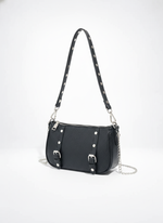 Load image into Gallery viewer, Boston Hobo Bag with Rivet and Chain Women N6C035