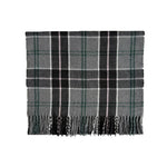 Load image into Gallery viewer, Gray Plaid Scarf Wool Blend 180cm Long Winter M5A319