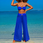 Load image into Gallery viewer, Three Piece Bikini Beach Shorts Separate Swimsuit N6A032