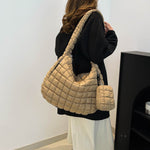 Load image into Gallery viewer, Pleated Cloud Mother-Daughter Tote Bag Women S5P715