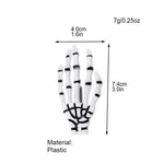 Load image into Gallery viewer, Skull Hand Bone Hair Clip Harajuku Punk Side Clip N6H198