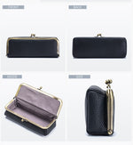 Load image into Gallery viewer, Genuine Leather Portable Sunglasses Case Women N6B200