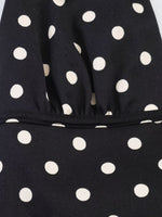 Load image into Gallery viewer, Polka Dot Halter Backless Dress Women Slim Fit N6F196