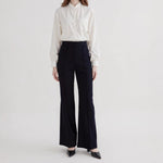 Load image into Gallery viewer, Black Flare Pants Office Casual High Waist Wide Leg N5A900