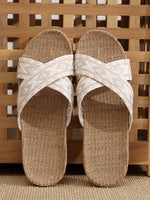 Load image into Gallery viewer, Breathable Anti-Slip Linen Slippers Women Summer N6C231