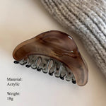 Load image into Gallery viewer, Retro Color Block Acetate Shark Clip Women Elegant S5P900