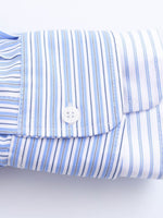 Load image into Gallery viewer, Striped Spliced Shirt Open Front Casual N6C093