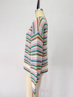 Load image into Gallery viewer, Striped Round Neck Oversized Knit Pullover Women N6G184