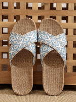 Load image into Gallery viewer, Breathable Anti-Slip Linen Slippers Women Summer N6C231