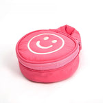 Load image into Gallery viewer, Round Embroidery Makeup Key Card Pouch Women Portable S5P860