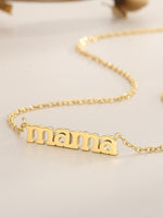 Load image into Gallery viewer, Titanium Steel Mama Pendant Necklace Women N6D530