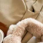 Load image into Gallery viewer, Furry Dumpling Bag Women Plush Mini Handbag S5P722