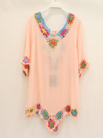 Load image into Gallery viewer, Crochet Lace Kimono Beach Cover Up Women N6D200