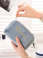 Load image into Gallery viewer, Retro Velvet Brush Pouch Women N6B132