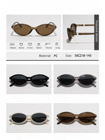 Load image into Gallery viewer, Cat Eye Oval Small Frame Sunglasses Women N6B217