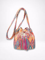 Load image into Gallery viewer, Bohemian Canvas Bucket Shoulder Bag Women N6C305