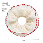 Load image into Gallery viewer, Double Layer Lace Continuous Loop Hair Tie S5P422