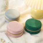 Load image into Gallery viewer, Portable Velvet Jewelry Organizer Box 2 Layer Travel S5P840
