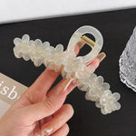Load image into Gallery viewer, Jelly Color Flower Hair Claw Clip Women Resin N6C350