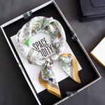 Load image into Gallery viewer, Retro Color Block Polka Dot 70x70 Scarf MC Women M5A354