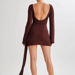 Load image into Gallery viewer, Hot Girl Bodycon Knit Short Mini Dress Women N6A064