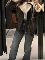 Load image into Gallery viewer, Faux Shearling Jacket Women Multiple Colors N5A553