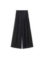 Load image into Gallery viewer, Polka Dot Halter Chiffon Top Pleated Pants Set N6F259