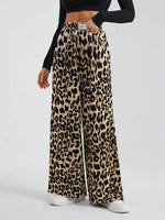 Load image into Gallery viewer, Retro Fashion Leopard Print Wide Leg Pants Women N6B071