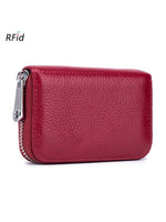Load image into Gallery viewer, RFID Leather Accordion Card Case Women N6D035