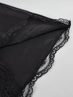 Load image into Gallery viewer, Lace Trim High Slit Midi Skirt Women N6A189