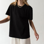 Load image into Gallery viewer, Cotton Crew Neck T-Shirt Short Sleeve Casual Top N6A149