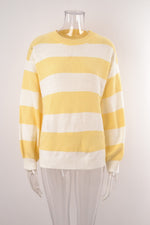 Load image into Gallery viewer, Striped Knit Sweater Women Loose Casual Oversized N5A911