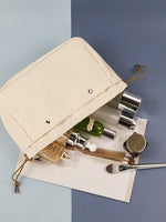 Load image into Gallery viewer, Drawstring Makeup Pouch Travel Organizer Cotton N6C067