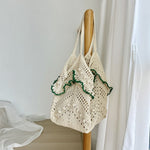 Load image into Gallery viewer, Bohemian Hand-Woven Openwork Cotton Shoulder Bag N6D161