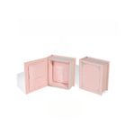 Load image into Gallery viewer, Book-Shaped Ring Jewelry Box Storage Suede Paper Case N6G051