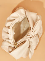 Load image into Gallery viewer, Fresh Bow Top Handle Pleated Makeup Bag Women N6C070