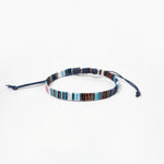 Load image into Gallery viewer, Woven Velvet-Finish Flat Wide Bracelet S5P619