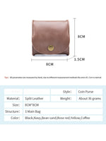 Load image into Gallery viewer, Genuine Leather Coin Earphone Pouch N6B222