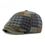 Load image into Gallery viewer, Six Panel Adjustable Newsboy Cap M5A267