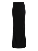 Load image into Gallery viewer, Slim Fit Black Midi Pencil Skirt Women N6C207