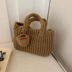 Load image into Gallery viewer, Women's Woven Cotton-Feel Shoulder Phone Bag N6J172