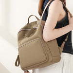 Load image into Gallery viewer, Genuine Leather Backpack Laptop Travel Commuter N6F162