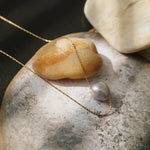 Load image into Gallery viewer, Baroque Freshwater Pearl Choker Titanium Steel N6H171